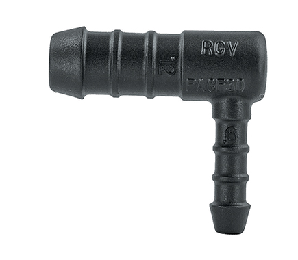 L piece 12mm 6mm hose reducer joiner splitter connector
