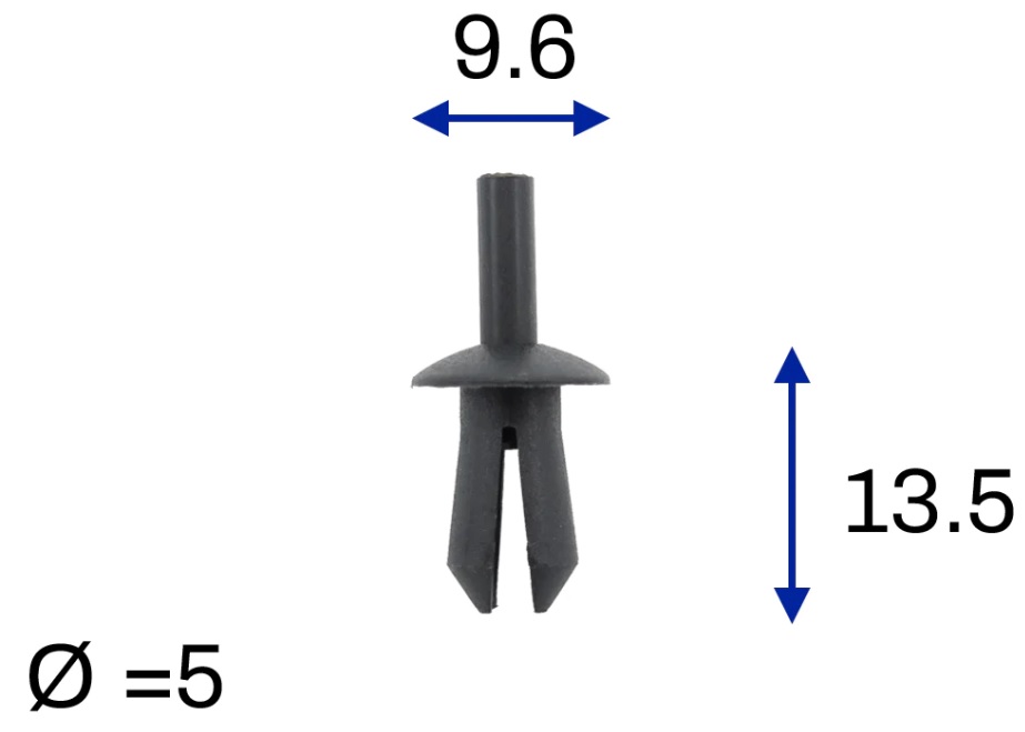 5mm Mercedes Benz Inner Guard Clip