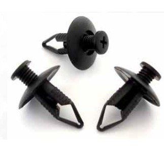 Screw Fit Plastic Rivet Clip 8mm