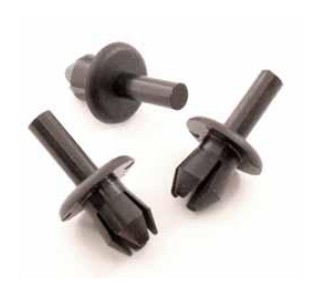 Push Snap Fit Plastic Rivet Clip 8mm