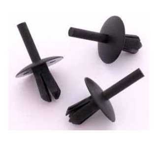 Push Snap Fit Plastic Rivet Clip 5mm
